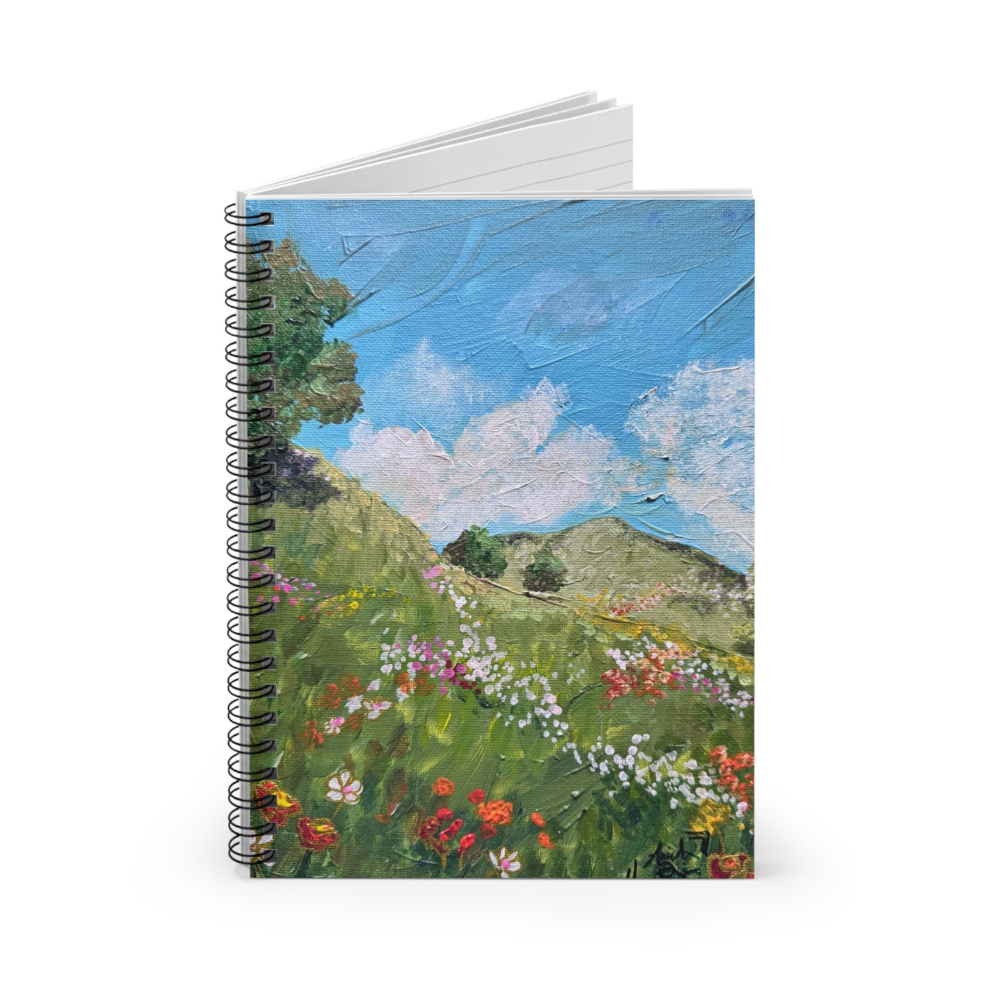 Wildflower Field Spiral Notebook