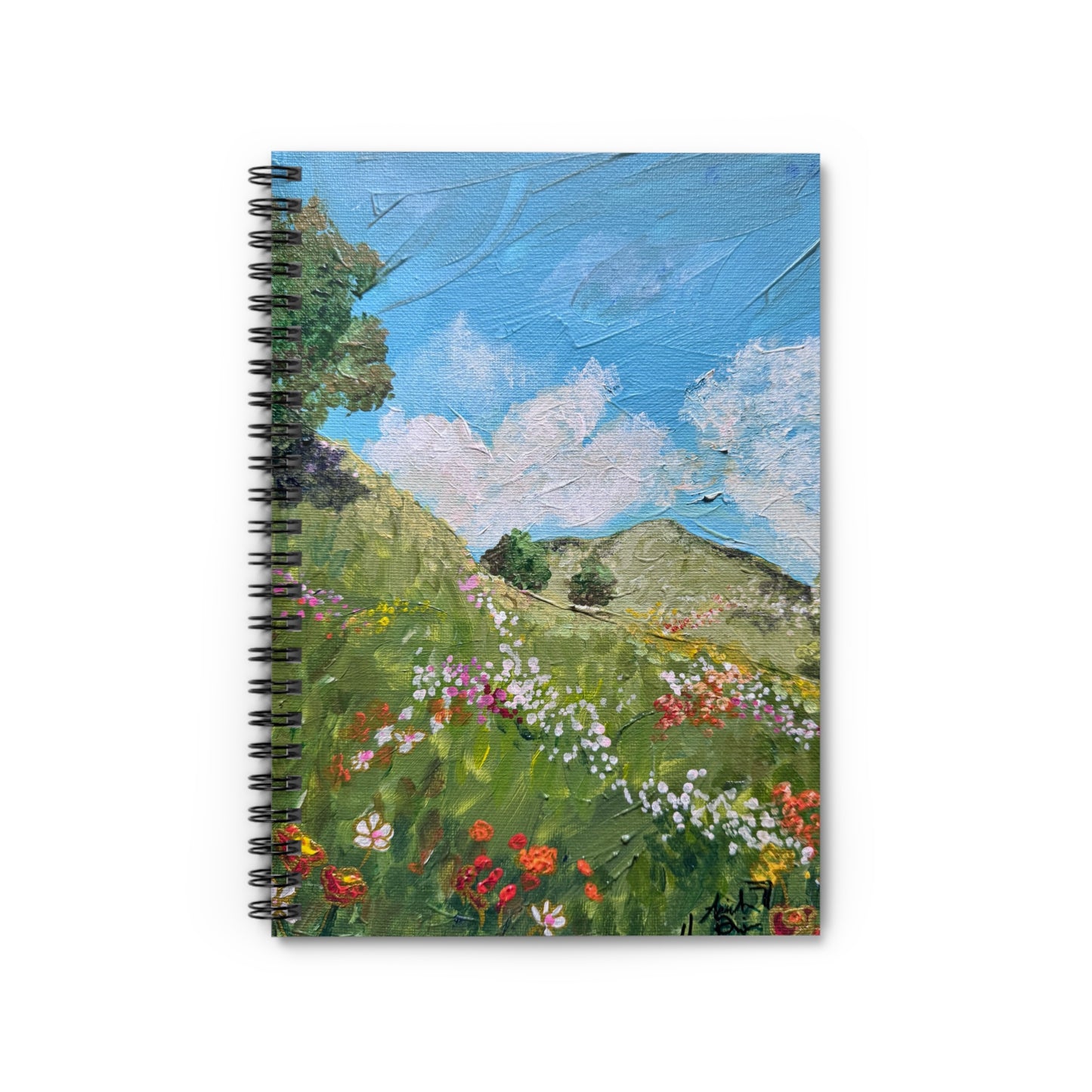 Wildflower Field Spiral Notebook