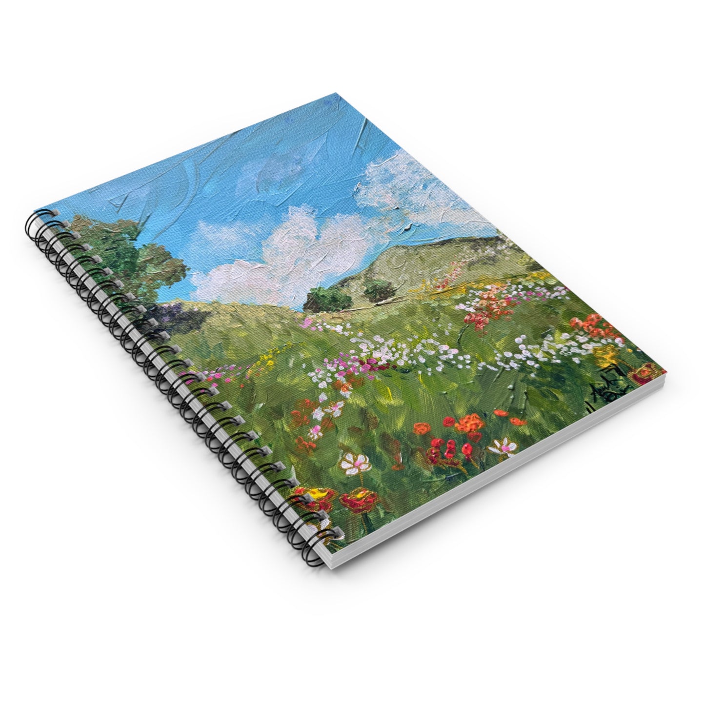 Wildflower Field Spiral Notebook