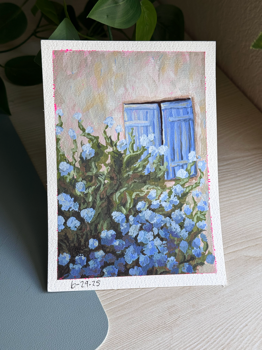 "Periwinkle Window" (2025)