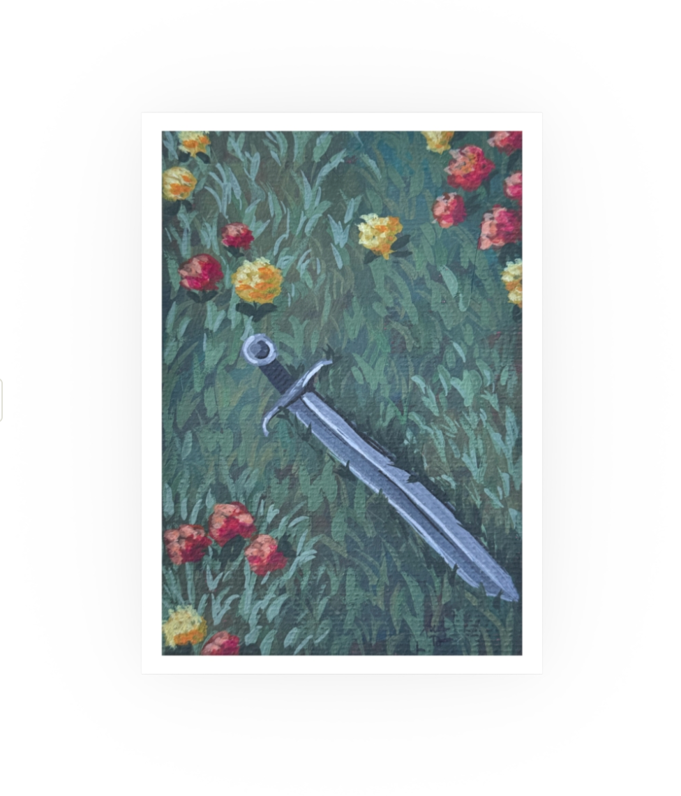 Warrior's Peace Print