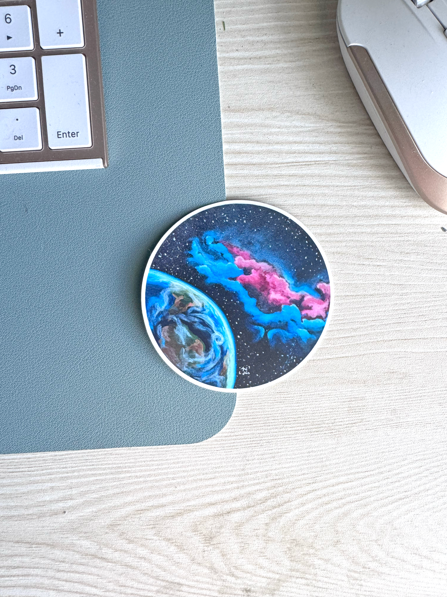 Fuschia Celestials Sticker
