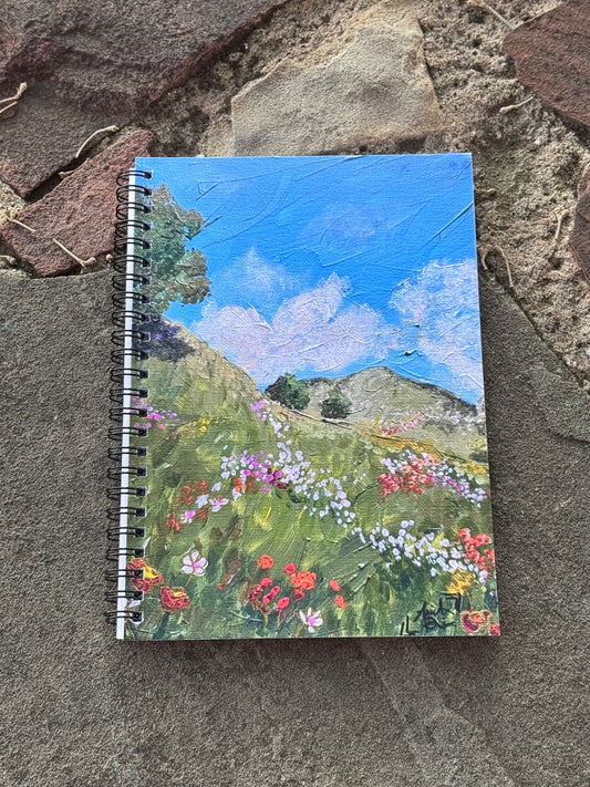 Wildflower Field Spiral Notebook