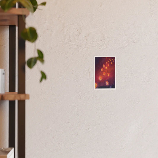 Yellow Lanterns Print