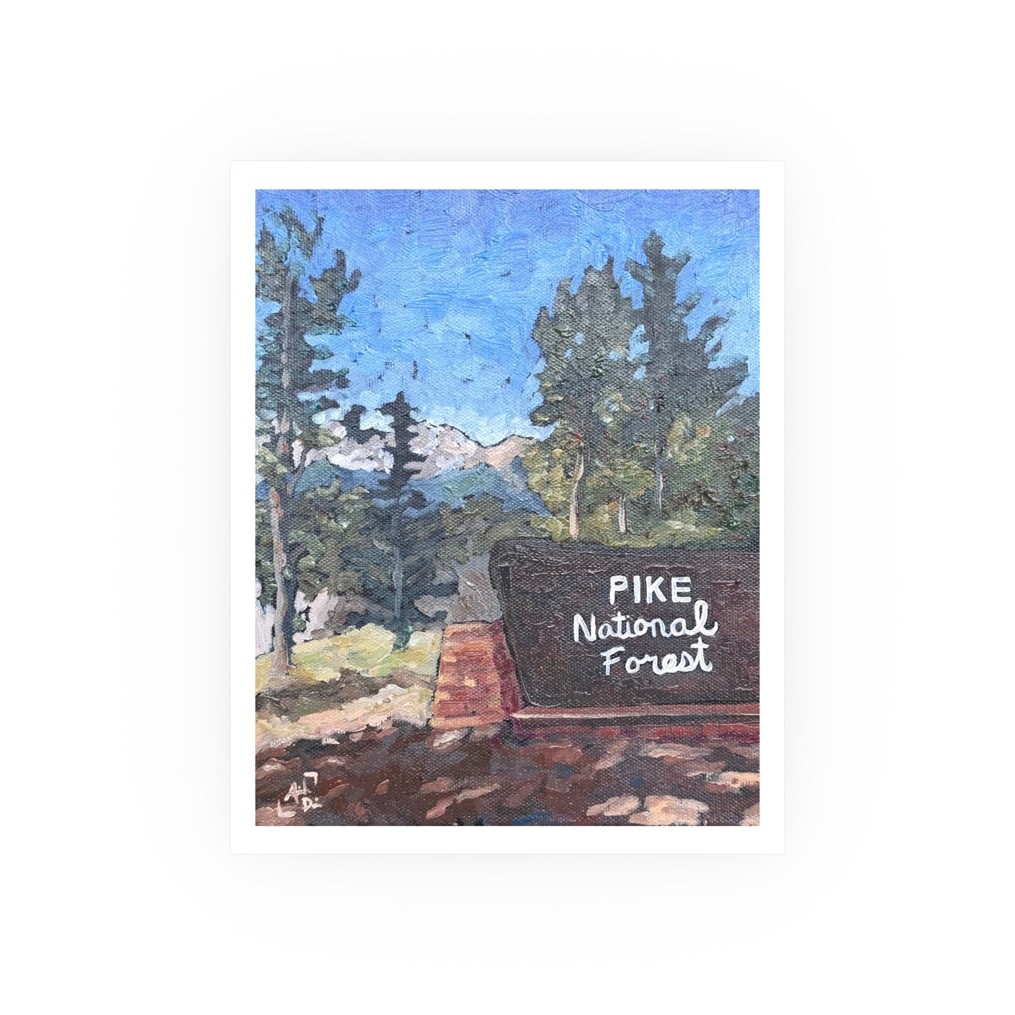Pikes Peak Welcome Print