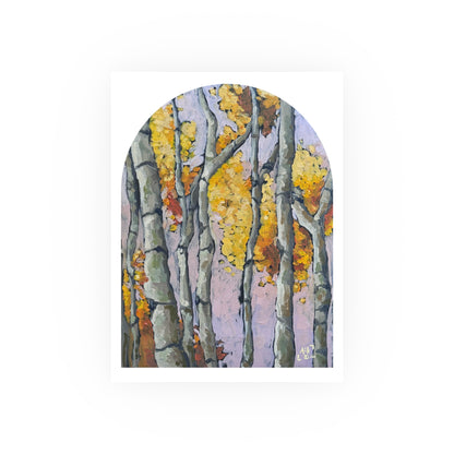 Purple Fall Print