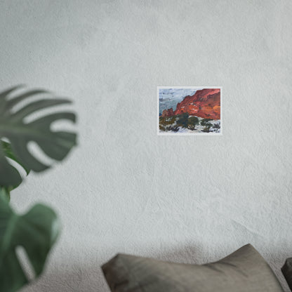 Snowy Gods Print