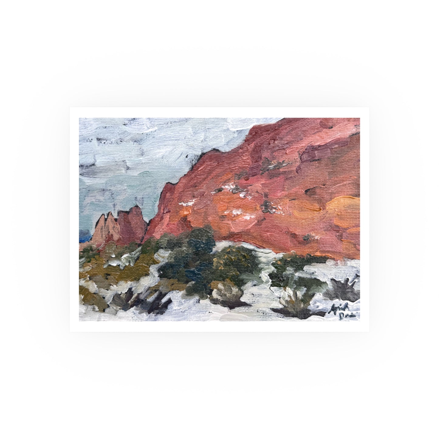 Snowy Gods Print