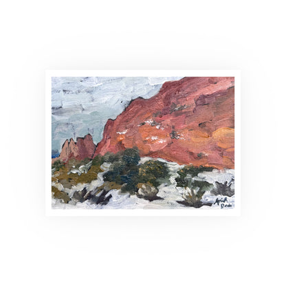 Snowy Gods Print