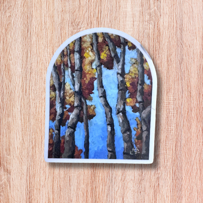 Breathe Well Fall Sticker
