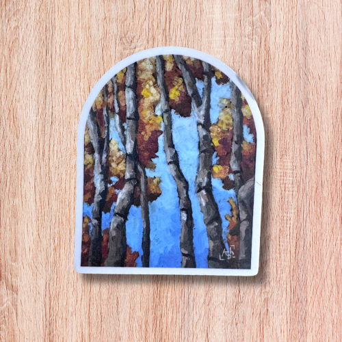 Breathe Well Fall Sticker