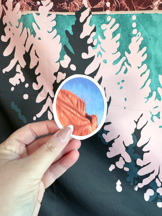 Bright Mountains Sticker