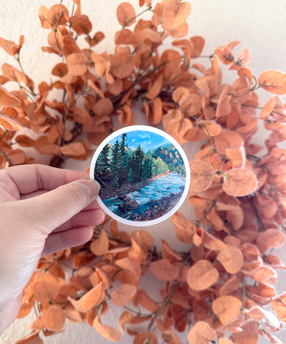 Clear Streams Sticker