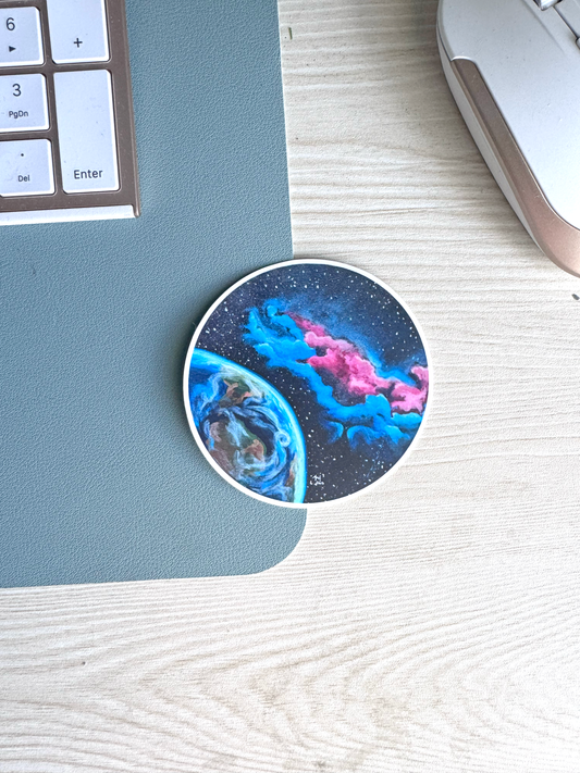 Fuschia Celestials Sticker