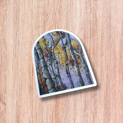 Purple Fall Sticker