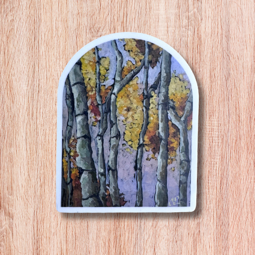 Purple Fall Sticker